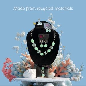 Elegant Mint Green Jewelry Set